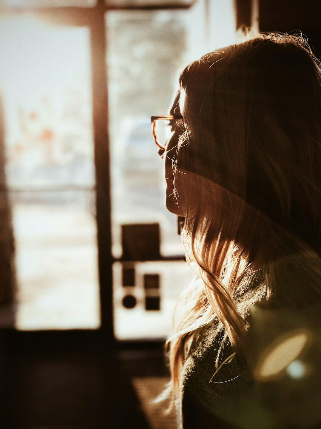 person reflecting on career