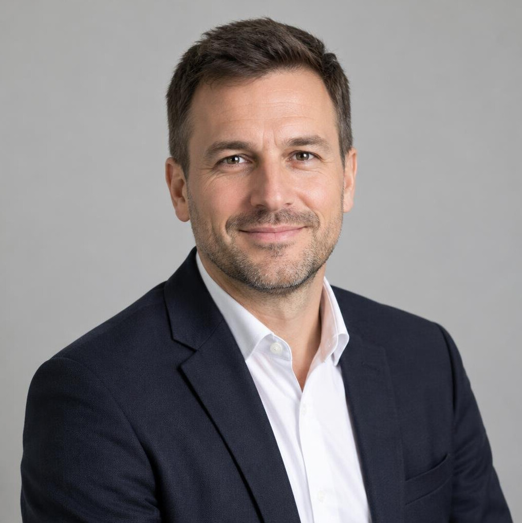 Portrait of a confident man in a business suit
